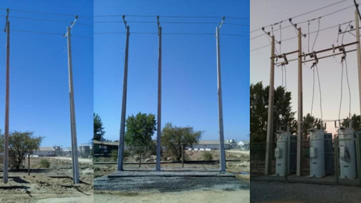 Traslado Reguladora de voltaje, San Pedro